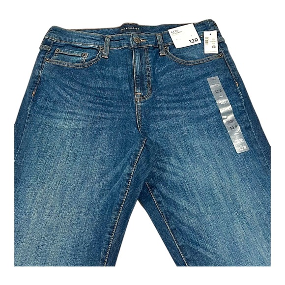 AEROPOSTALE Women's Mid-Rise Bootcut Jeans Blue Stretch Denim Size 12R NWT - Picture 12 of 16